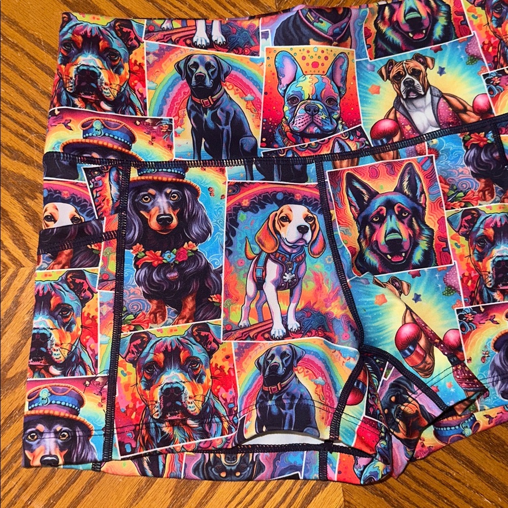 CVG *NEW* Women's "Sit Stay Slay" Graphic Workout Shorts - Picture 2 of 10